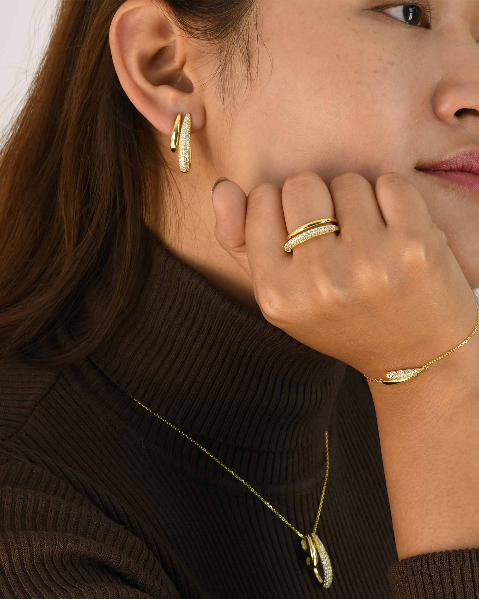 Boucles d'oreilles Gouttes Allongées - 8240400