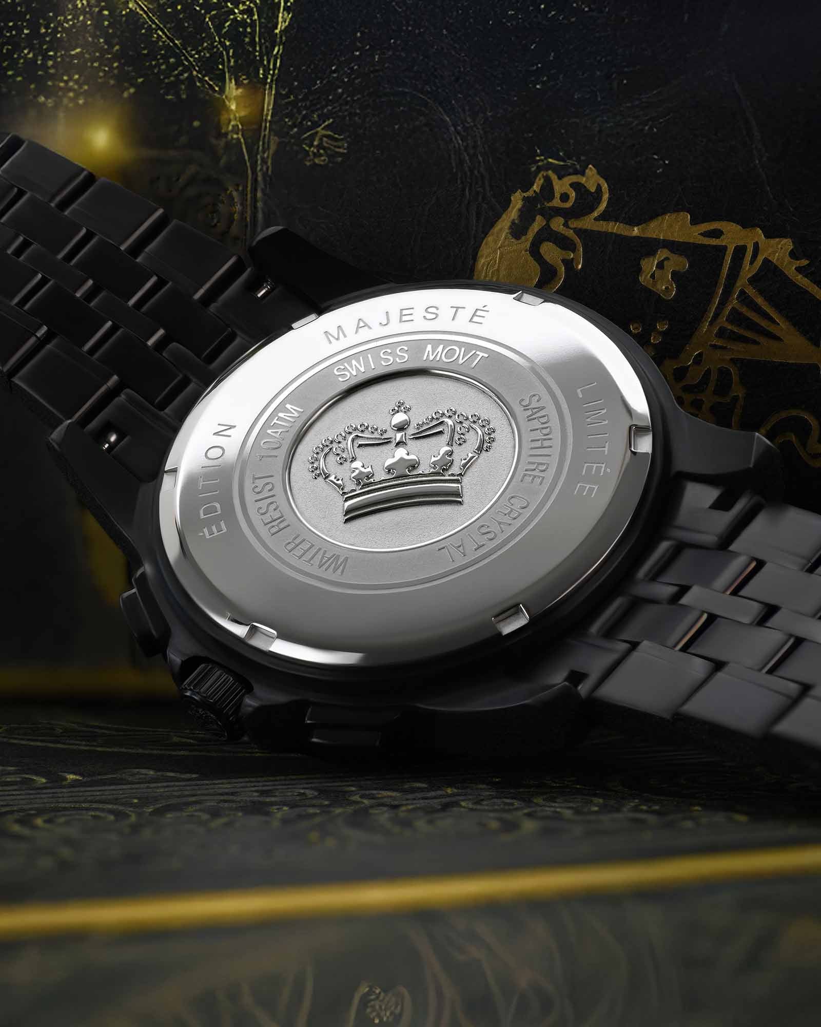 Majesté Frosted Iced Out 1182 Verde Smeraldo - 43mm