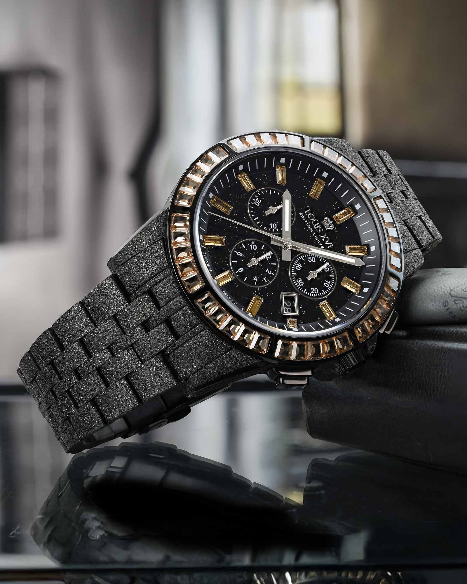 Majesté Givré Iced Out 1183 Or Désert - 43mm