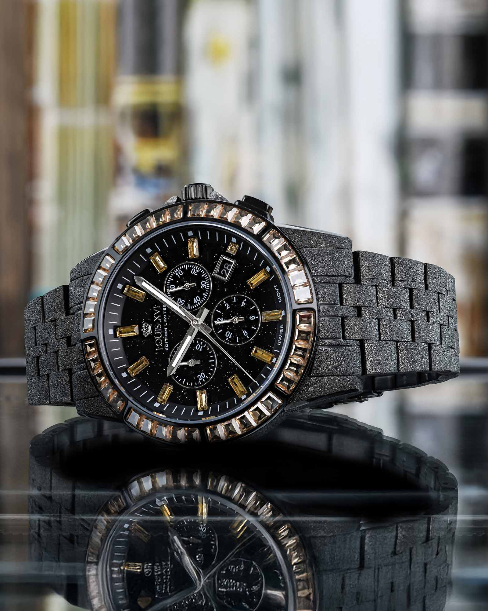 Majesté Givré Iced Out 1183 Or Désert - 43mm