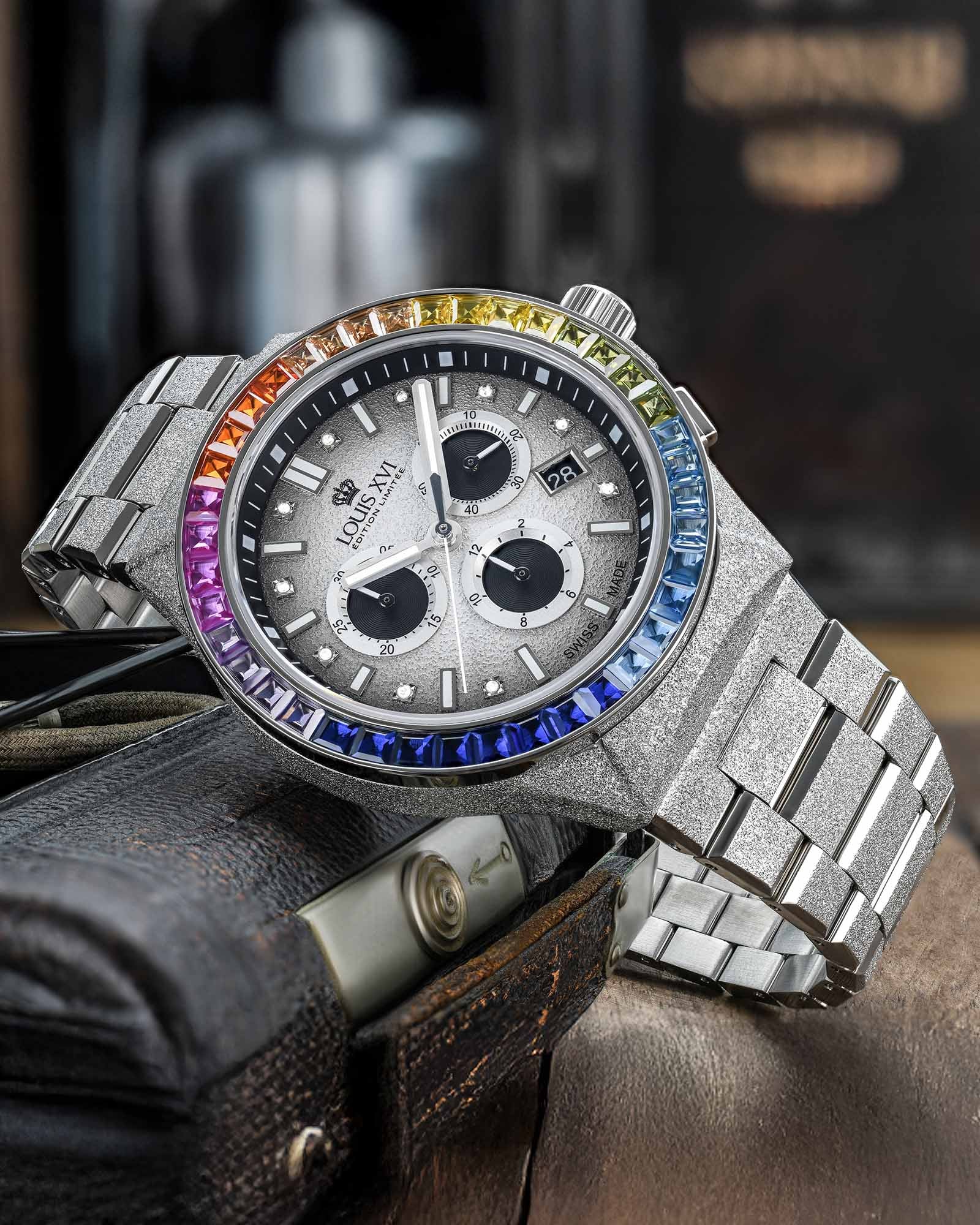 Le Monarque 1219 - 42mm Arcobaleno