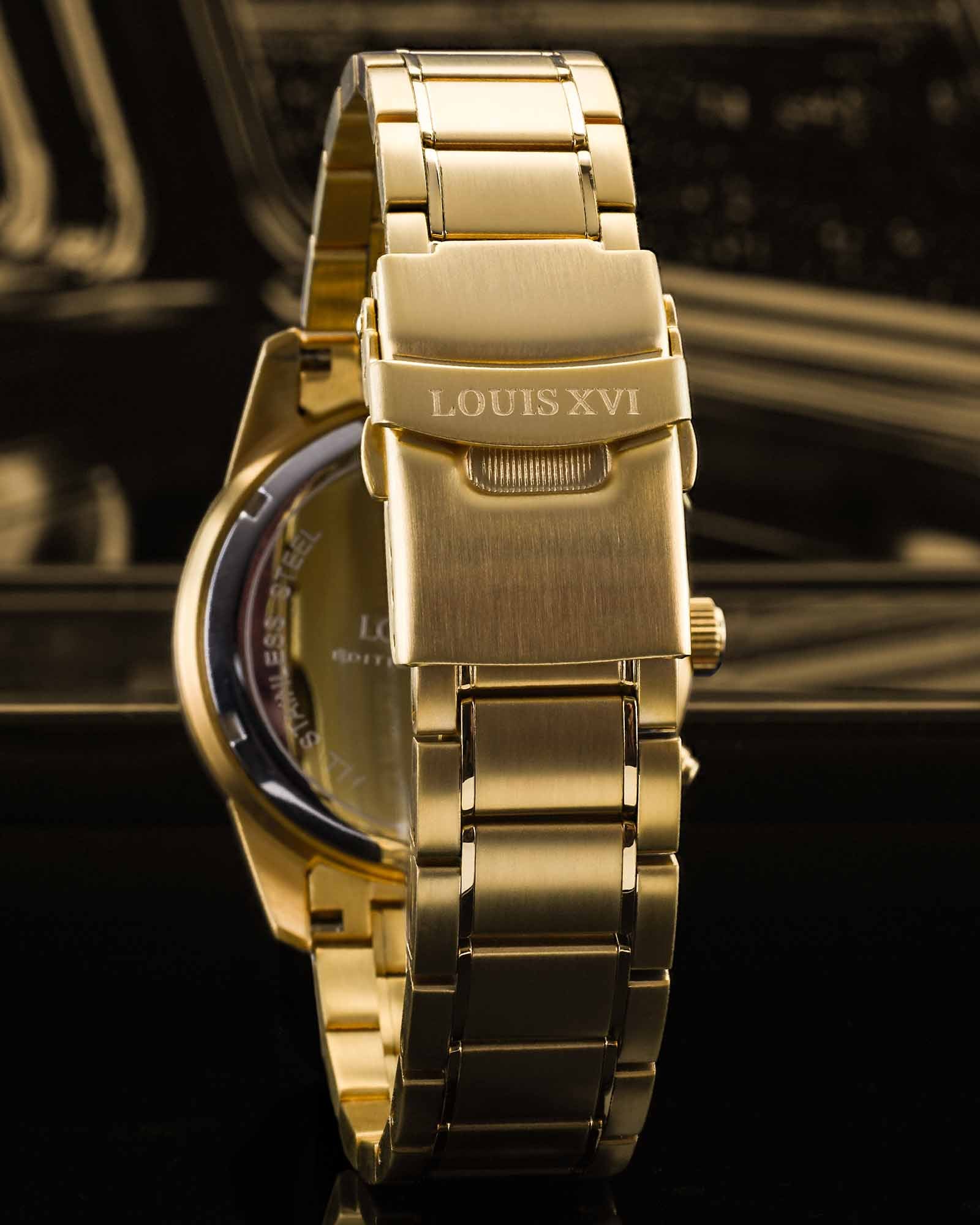 Mirage 3301 Chronograph Gold White