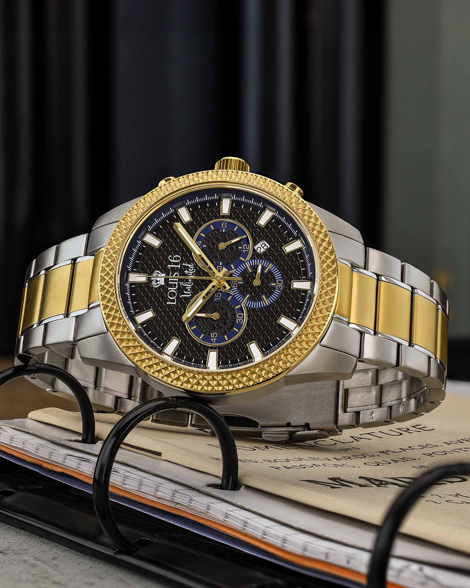 Mirage 3340 Chronographe Bicolore