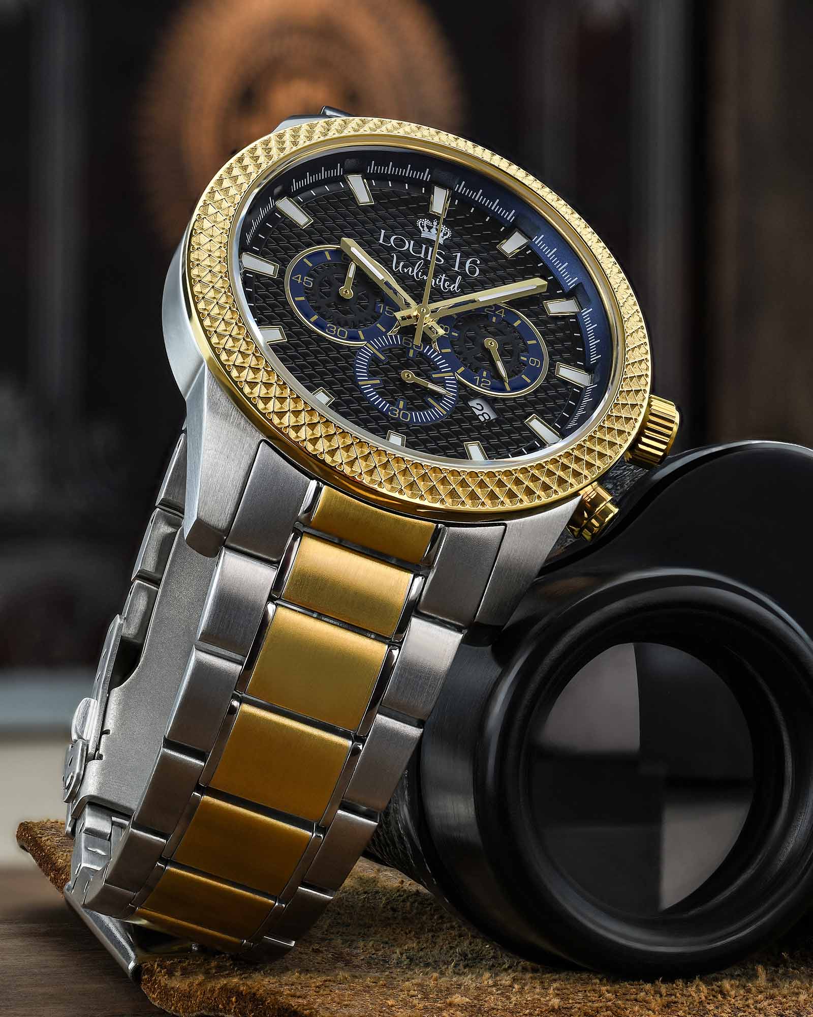 Mirage 3340 Chronographe Bicolore