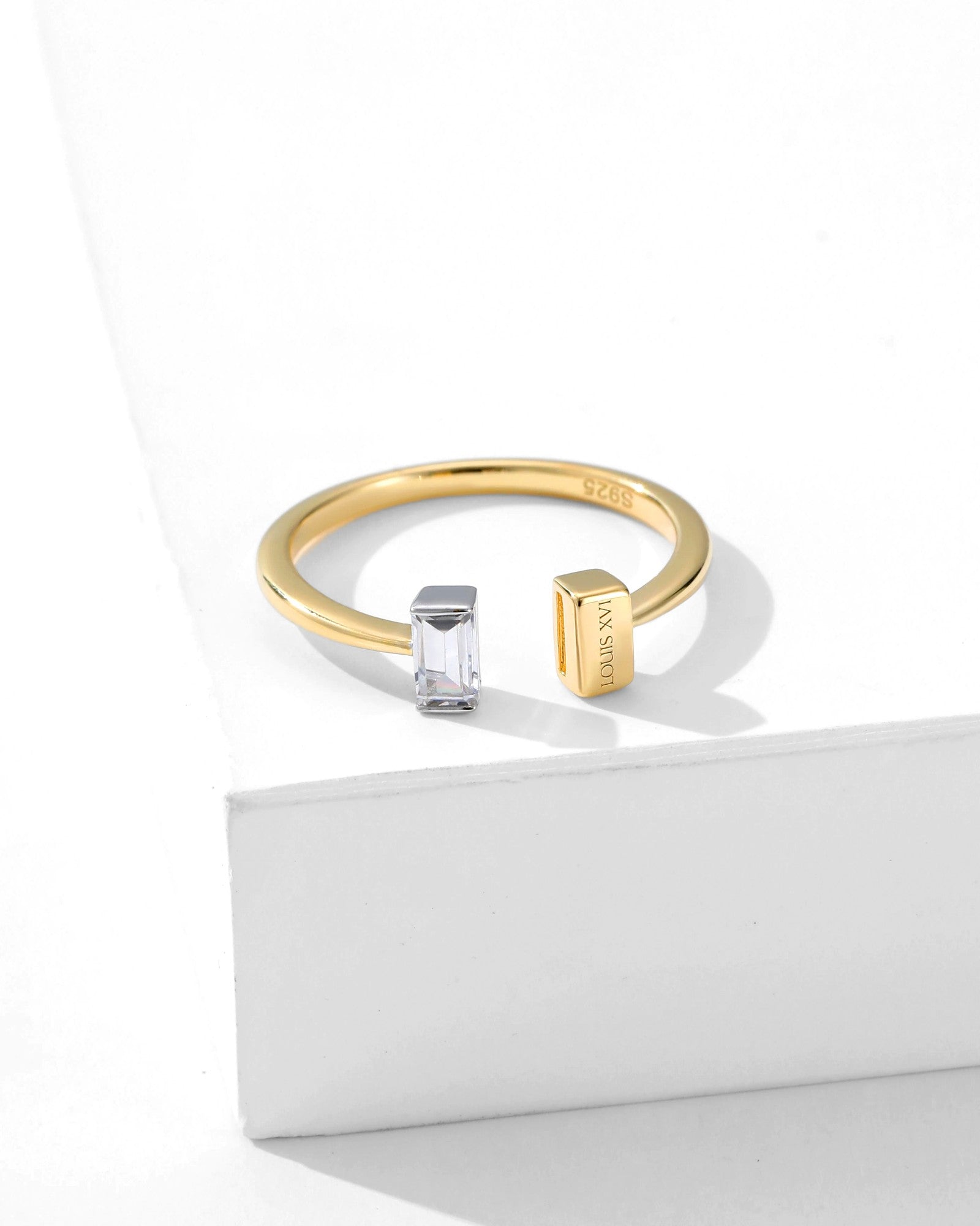 Bicolore Baguette Ringe - 8214000