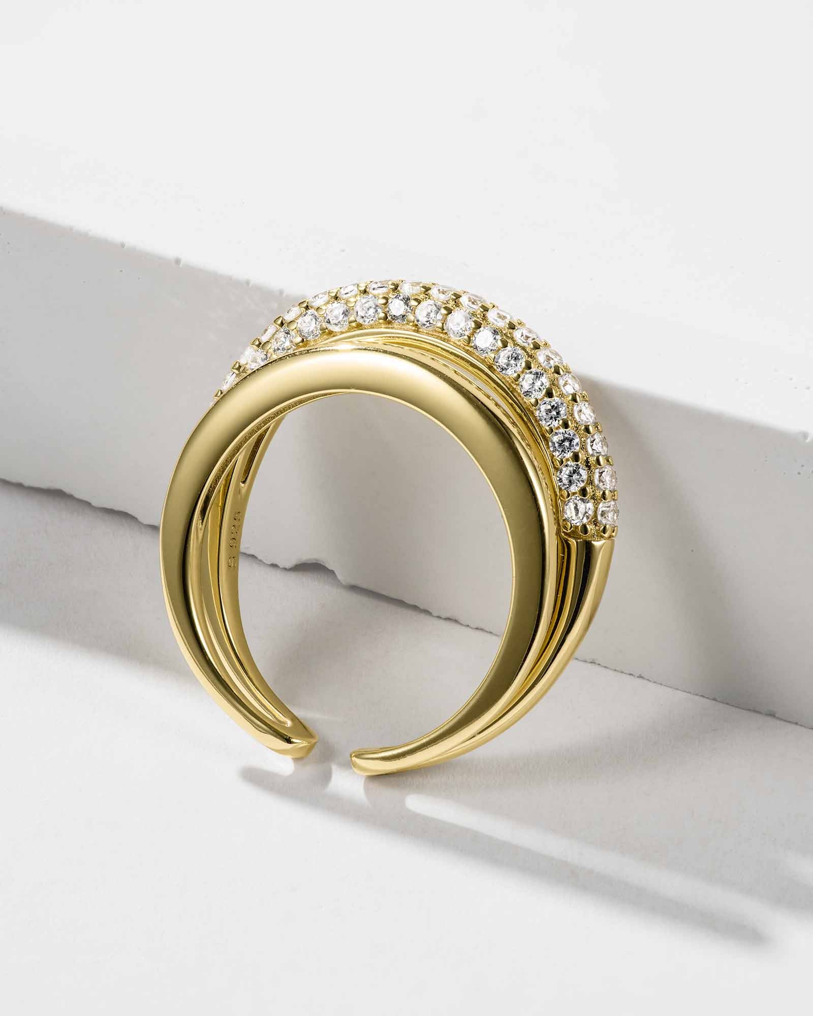 Gouttes Allongées Ringe - 8210300