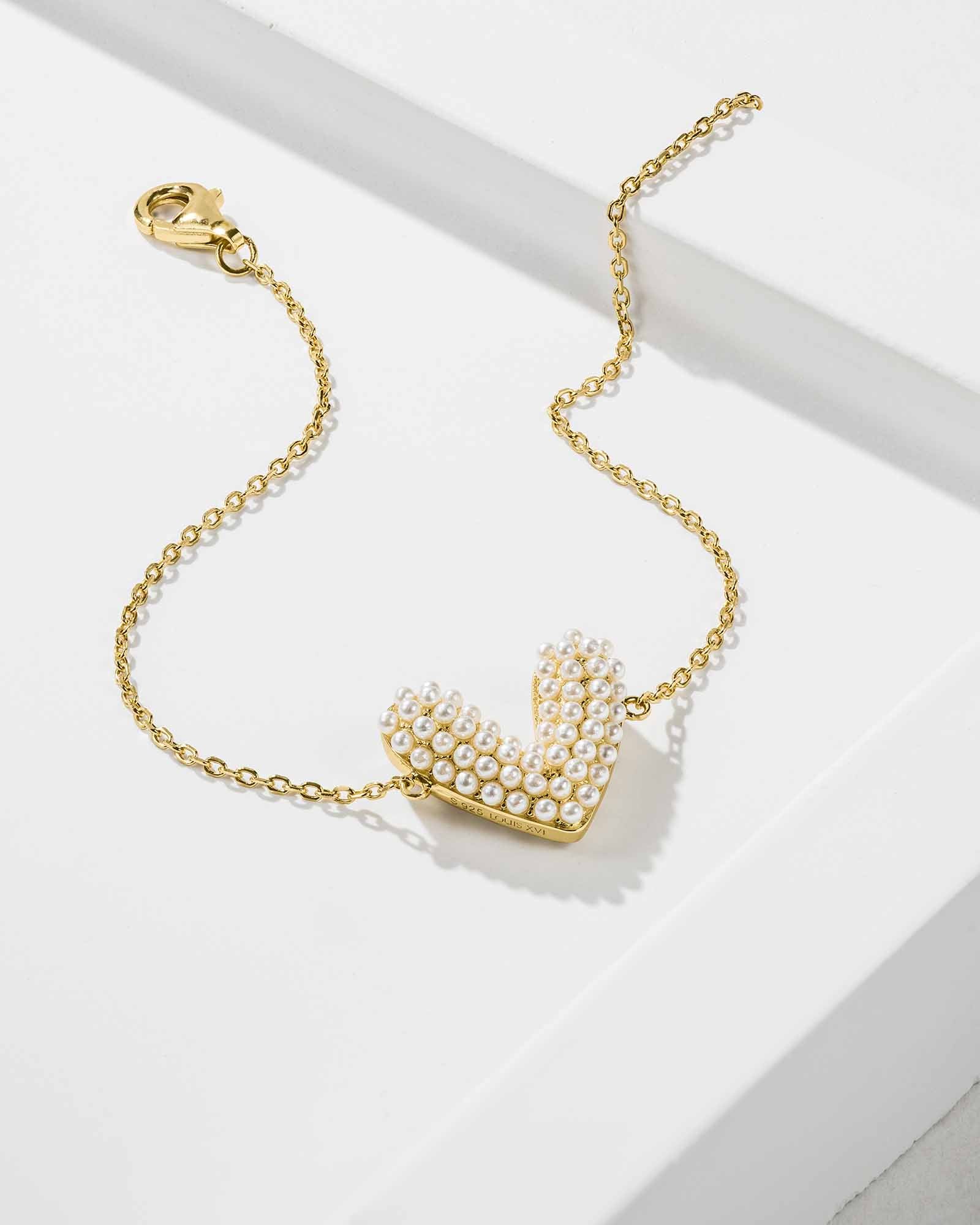 Herz Perle Armband - 8120000