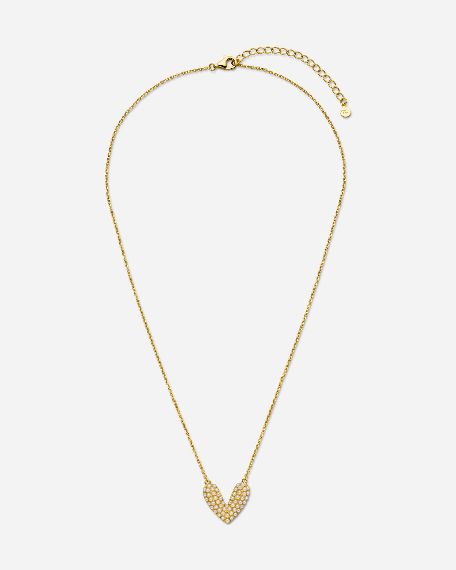 Heart Pearl Necklace - 8130000