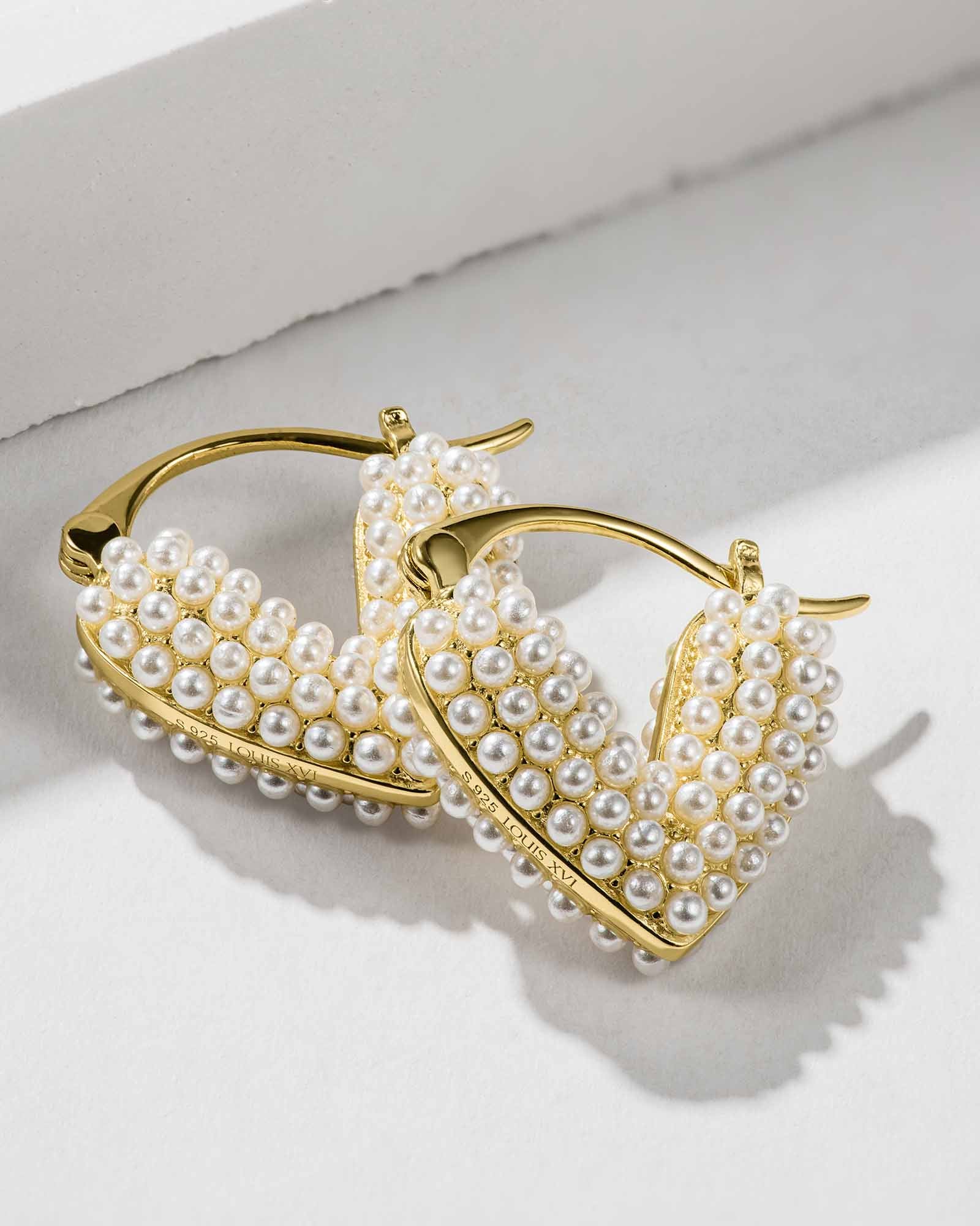 Herz Perle Ohrringe - 8140000