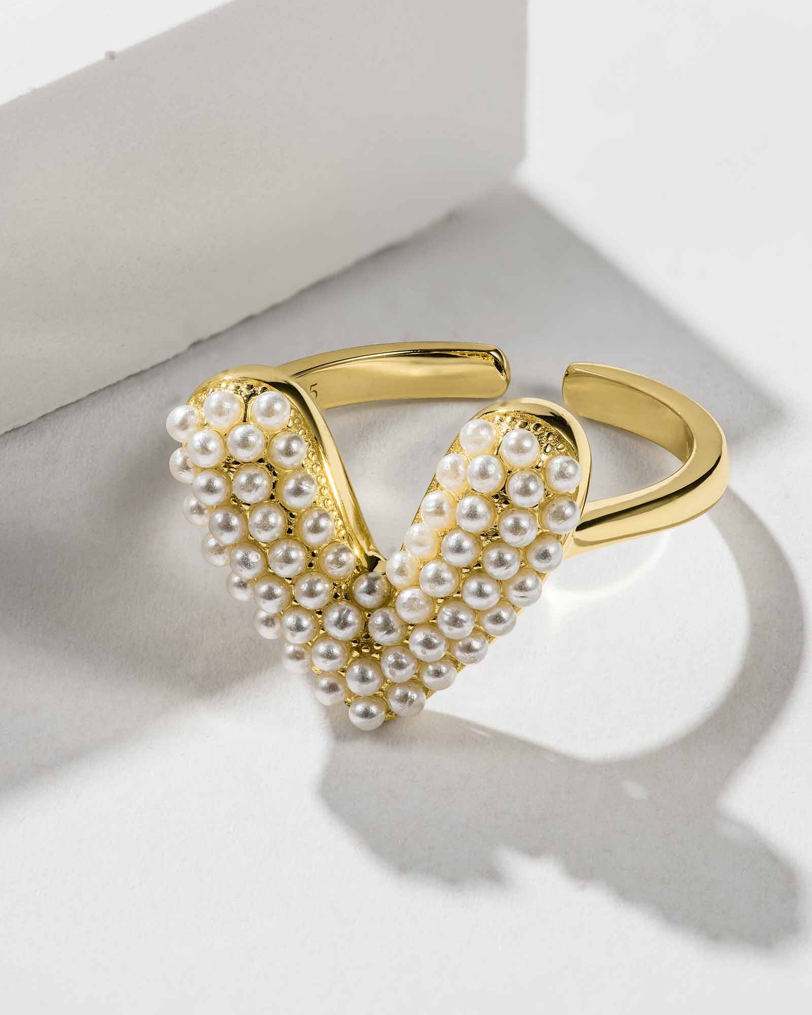 Herz Perle Ringe - 8110000