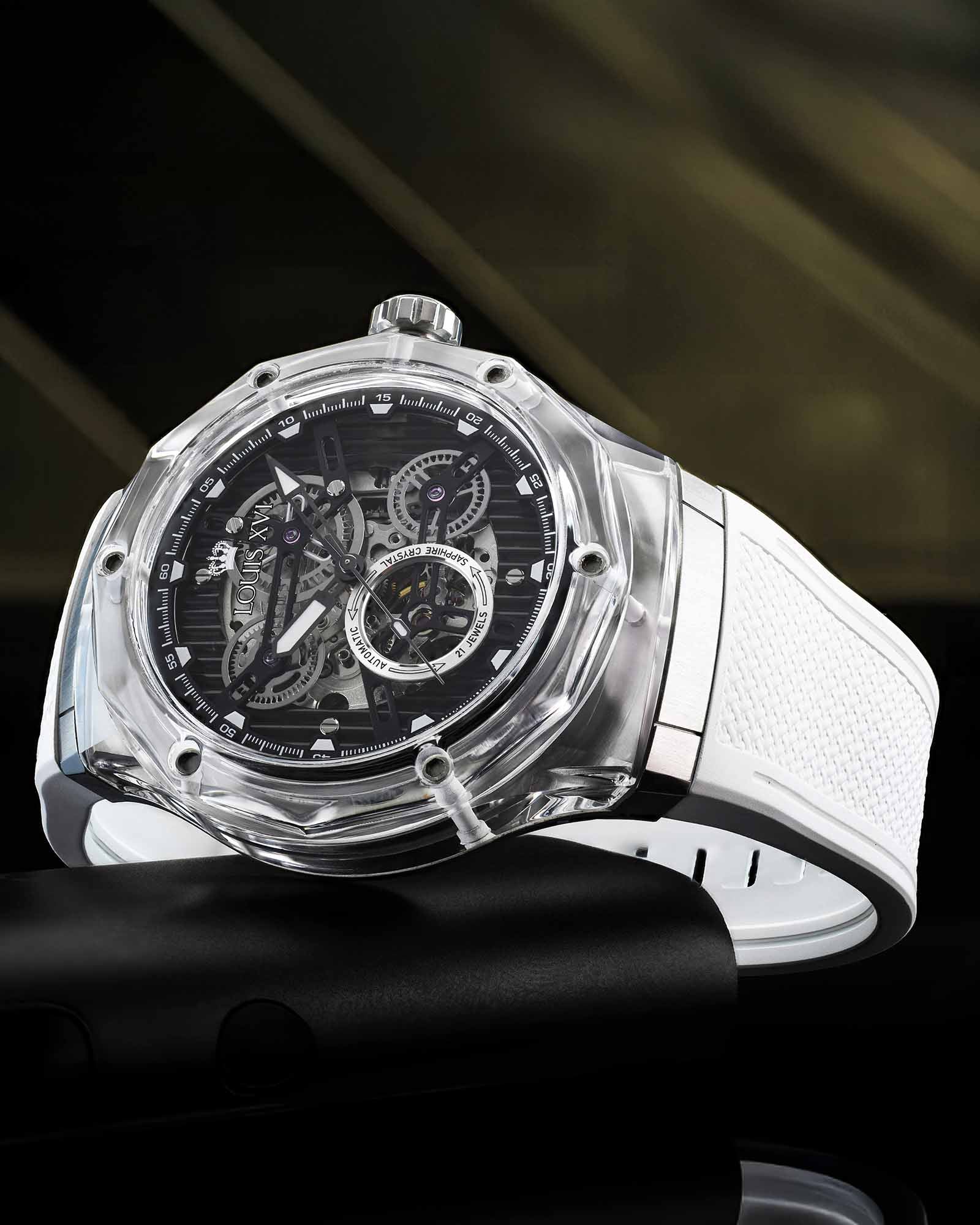 La Lumière Verre Automatique Réf. 3820 – Crystal White