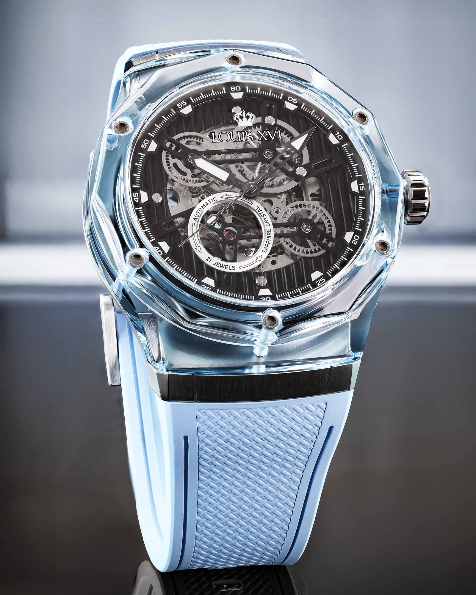 La Lumière Verre Automatique Réf. 3823 – Baby Blue