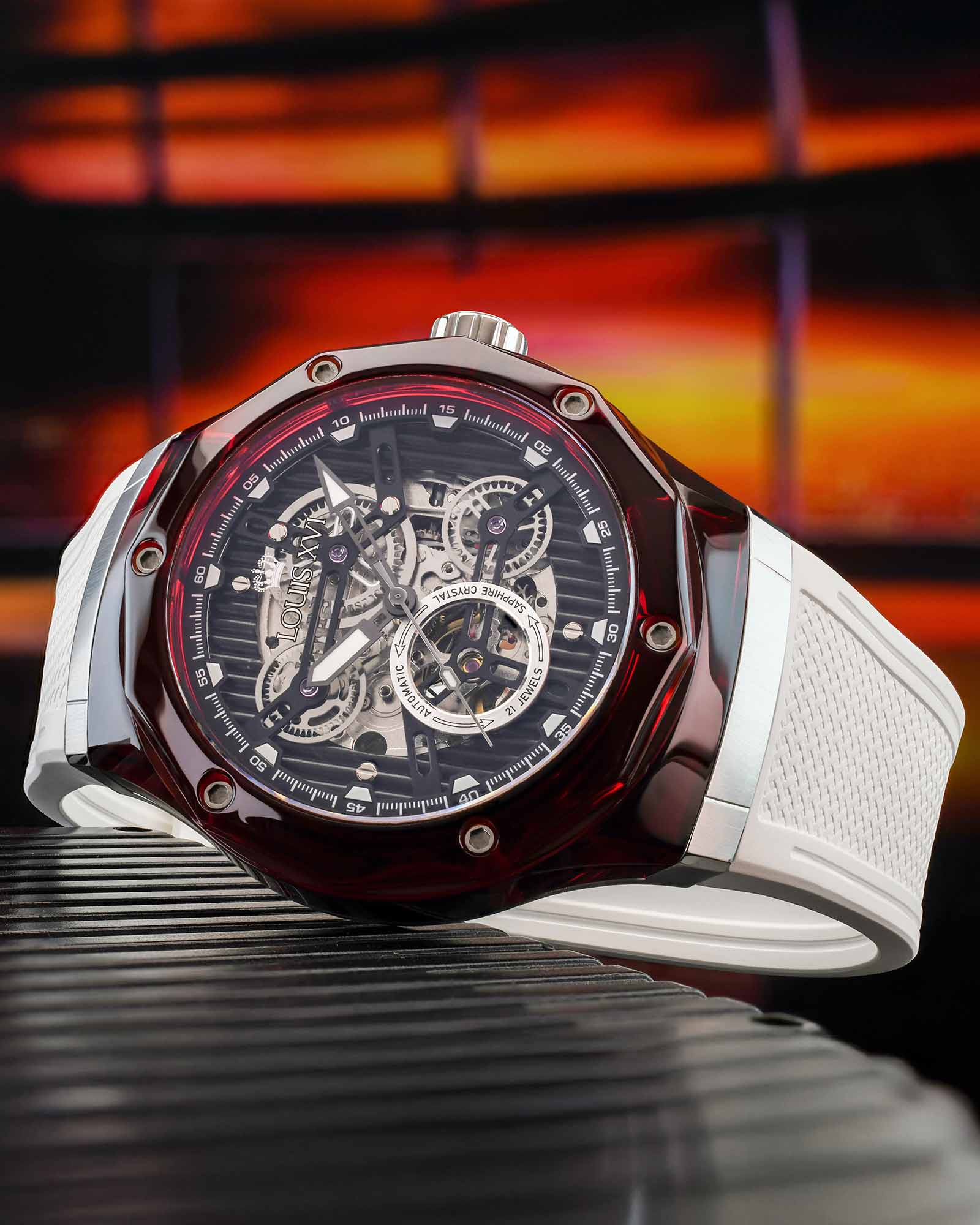 La Lumière Verre Automatique Réf. 3890 – Rouge Rubis