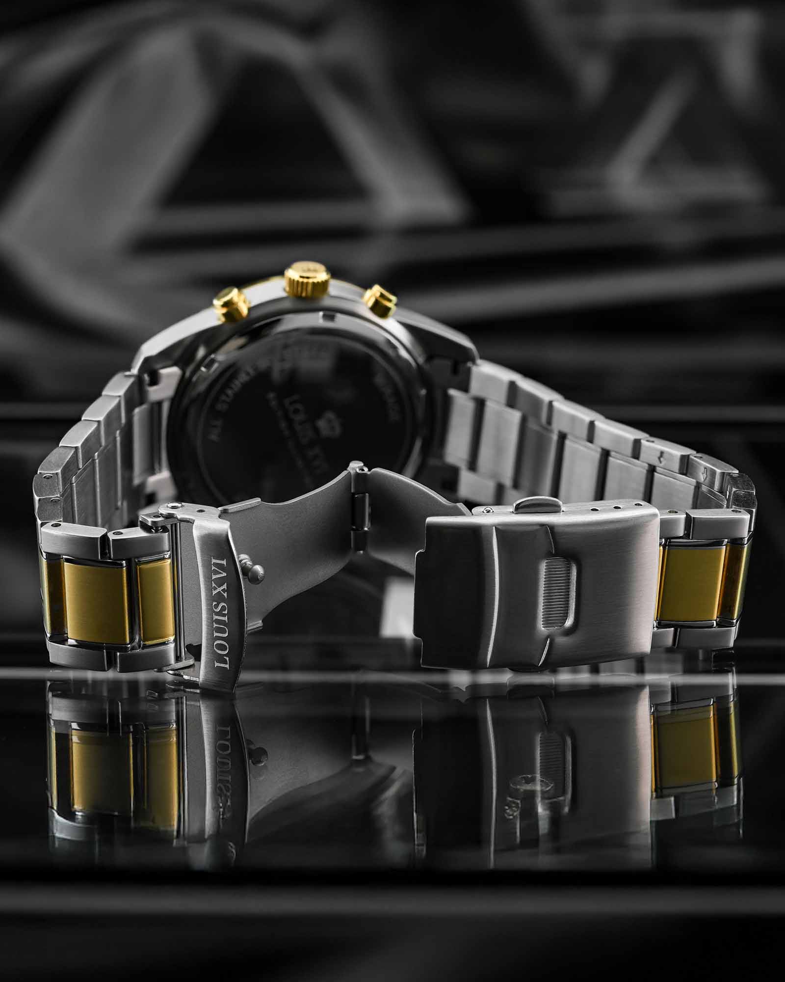 Mirage 3341 Cronografo Bicolore Blu