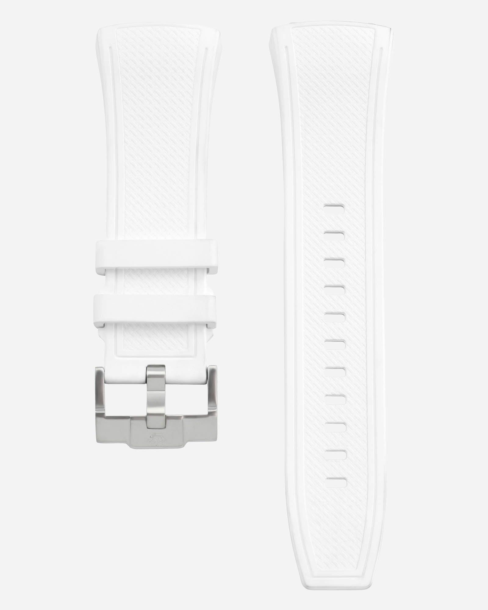 La Lumière FKM Kautschukarmband Weiss